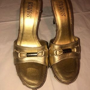 Franco Sarto Wood Mule Pumps - Brand New - Sz 7.5